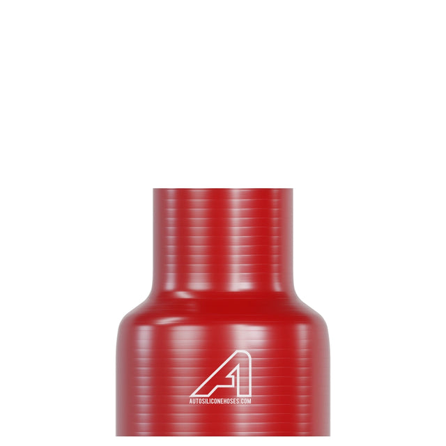 Silikone lige reduktionsslange rød