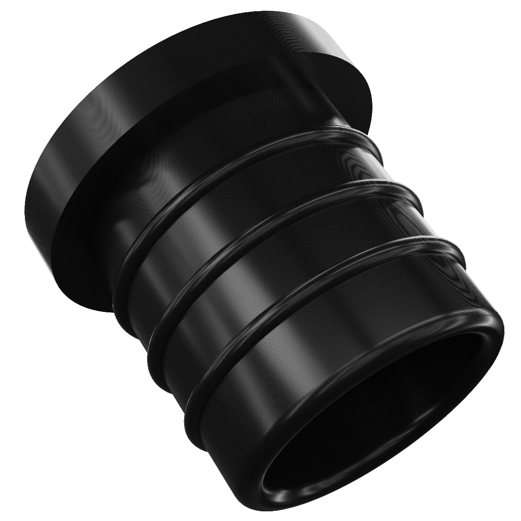 Plastic Blanking Hollow Hose Bung Black