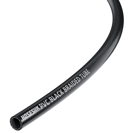 PVC Braided Hose 8mm Black