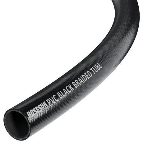 PVC Braided Hose 19mm Black