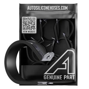 Diverse P-clips met rubberen voering