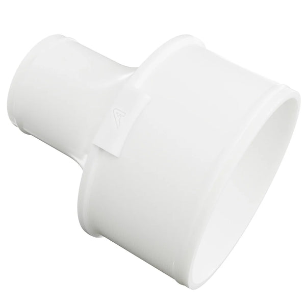 Plastic Straight Reducing Joiner For Polyurethane Ducting White