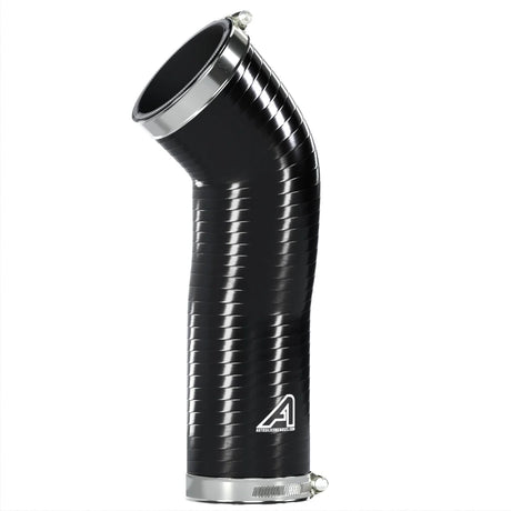 Silicone Resonator Turbo Intake Hose For Volvo Black Yes (2 x Worm Drive Stainless Clips)