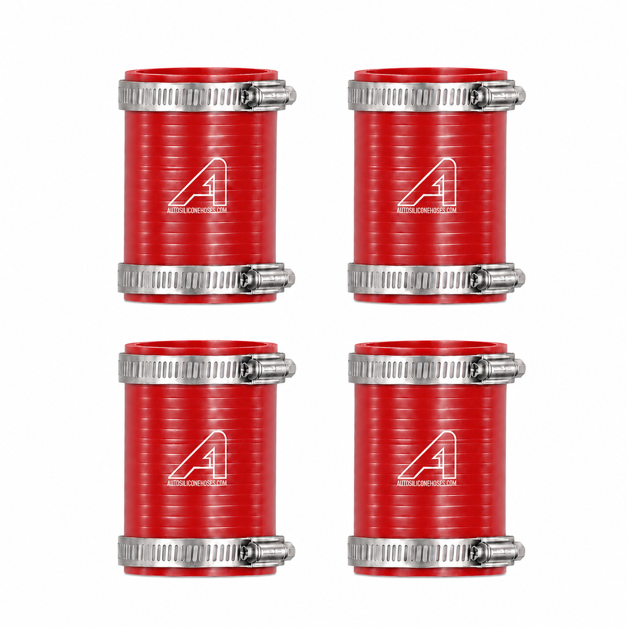 Silicone Intake Hoses For Range Rover 4.4 TDV8 L322, L405, L494 Red