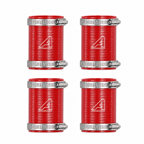 Silicone Intake Hoses For Range Rover 4.4 TDV8 L322, L405, L494 Red