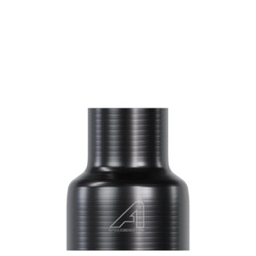 Silikone lige reduktionsslange sort