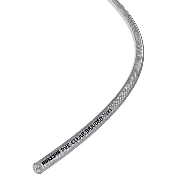 PVC Braided Hose 5mm Clear