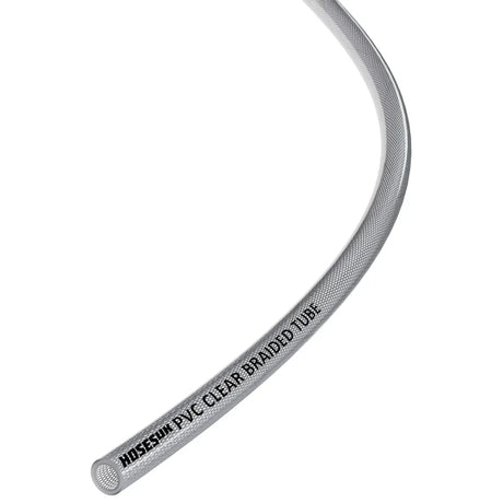 PVC Braided Hose 6mm Clear