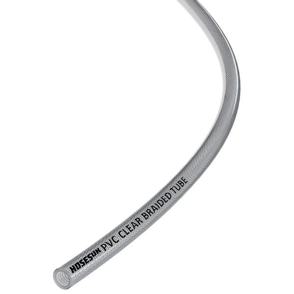 PVC Braided Hose 6mm Clear