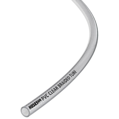 PVC Braided Hose 8mm Clear