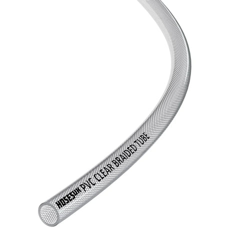 PVC Braided Hose 10mm Clear