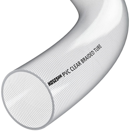 PVC Braided Hose 51mm Clear